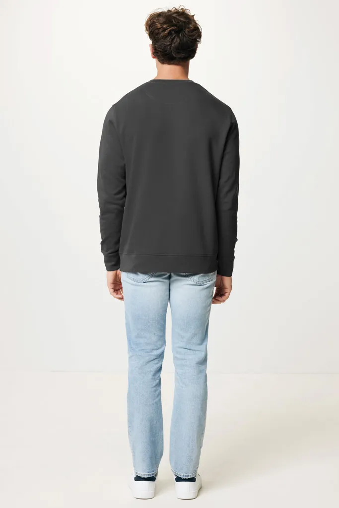 IQONIQ Etosha Lightweight Sweater aus recycelter Baumwolle, anthrazit – Bild 7