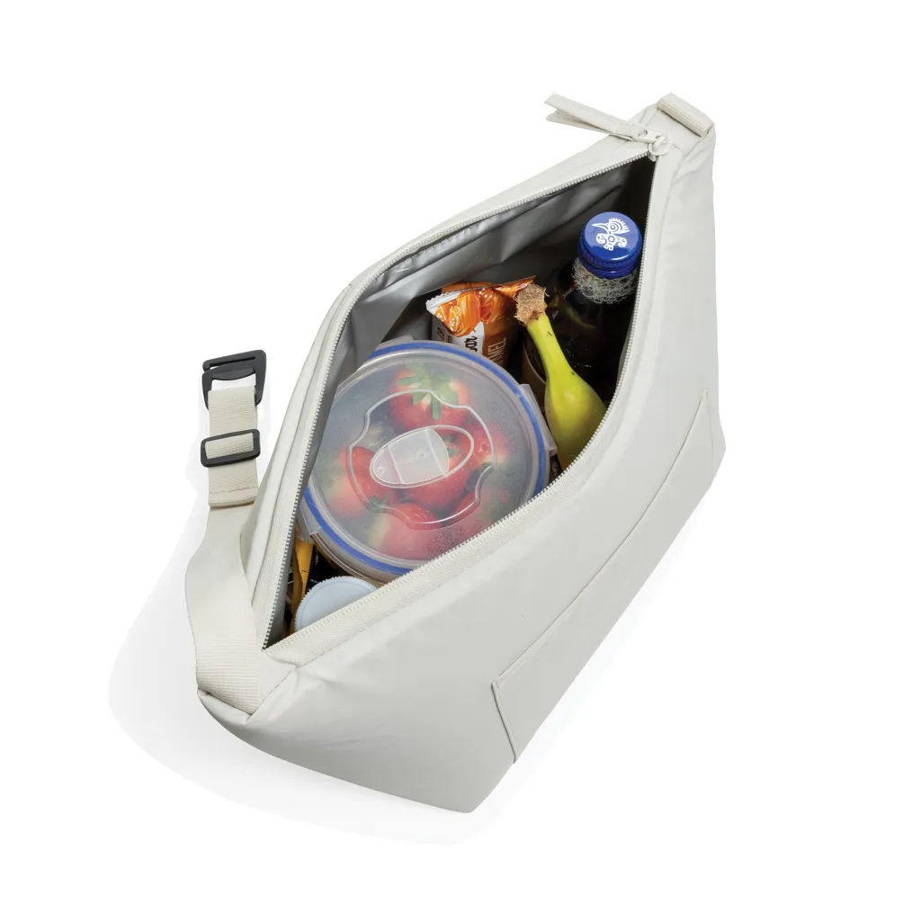 KENTO URBAN Kühltasche aus RCS recyceltem Nylon, beige – Bild 5