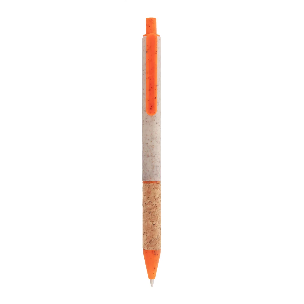 Kugelschreiber Corgy, orange, natur – Bild 2