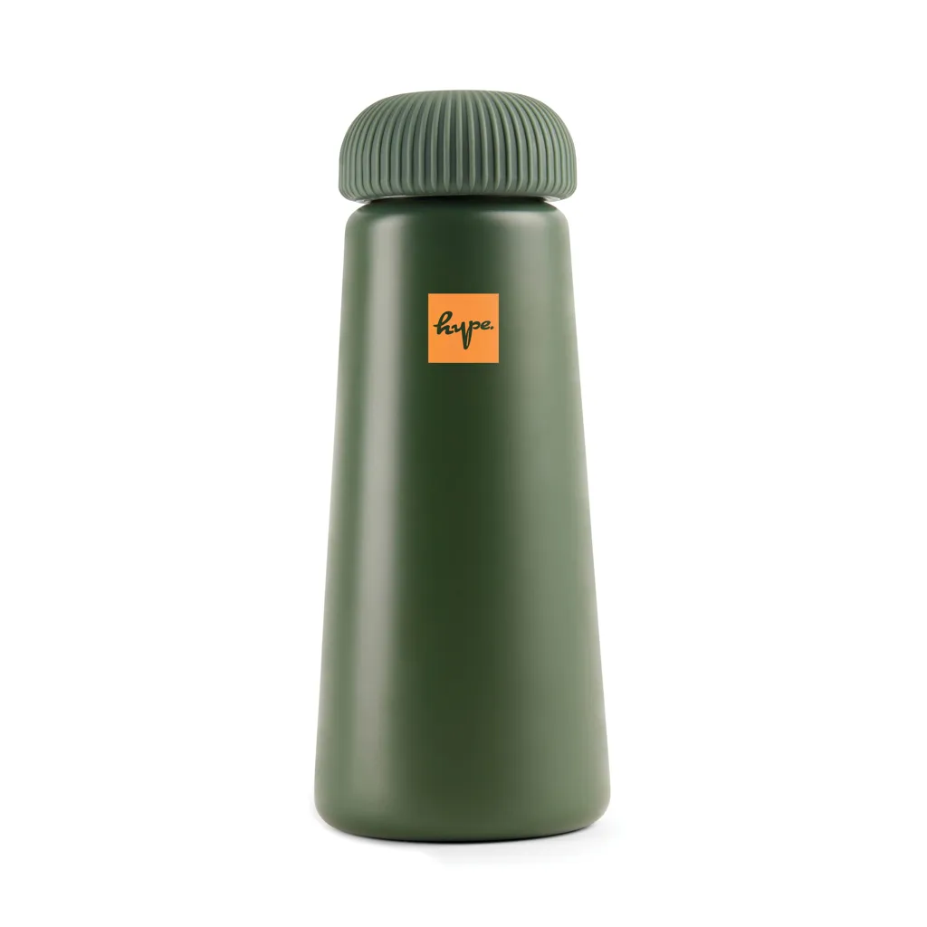 VINGA Erie 450ml Vakuumflasche aus RCS recyceltem Stahl, grün – Bild 3