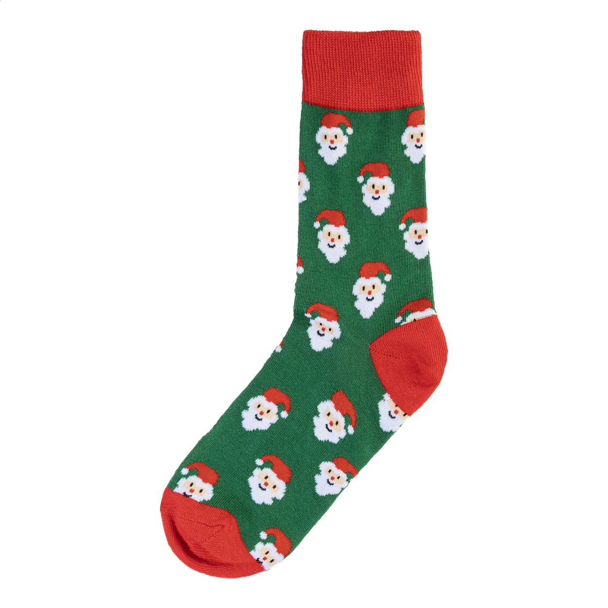 Weihnachtssocken Julsokka, Schneemann, grün, rot – Bild 3