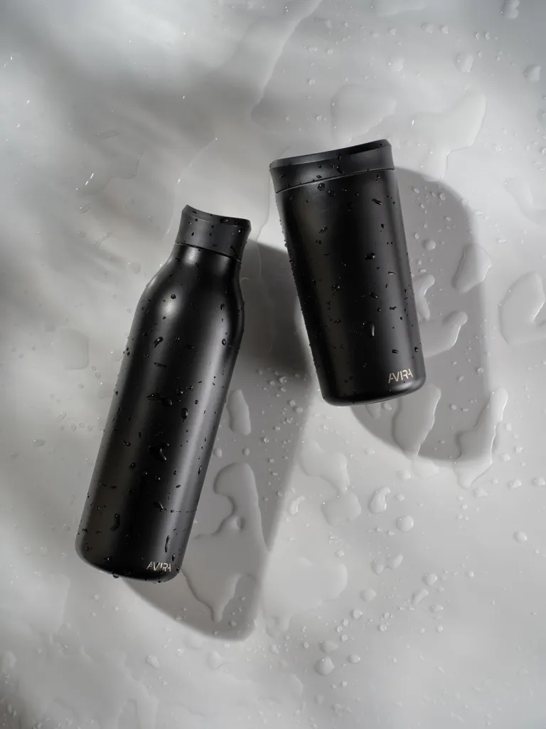 Avira Alix Klickbecher aus RCS rec. Stahl 400ml, schwarz – Bild 8