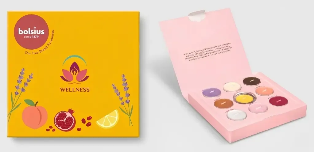 Bolsius Duftteelichter-Geschenkset, gemischt, Pastellrosa – Bild 2