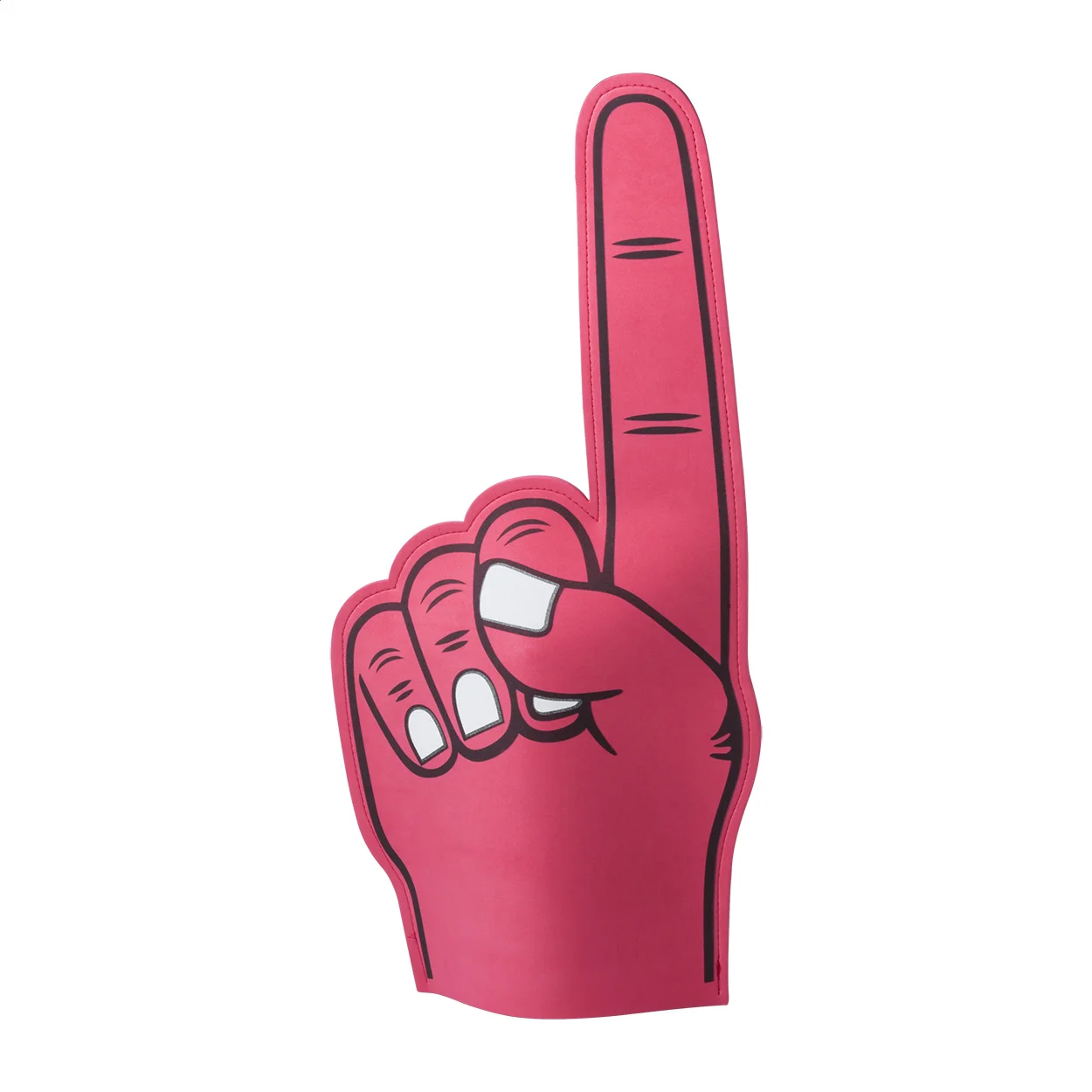 Schaumstoff-Hand Fanly, rot – Bild 2