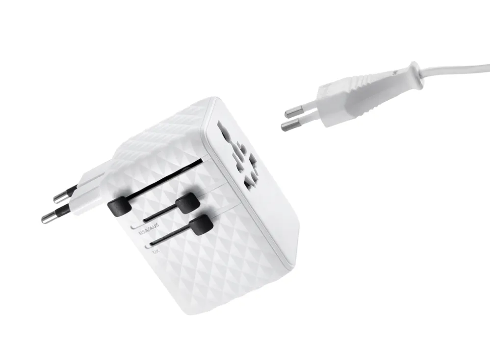 Reiseadapter WORLDWIDE PULL 35, weiß – Bild 3