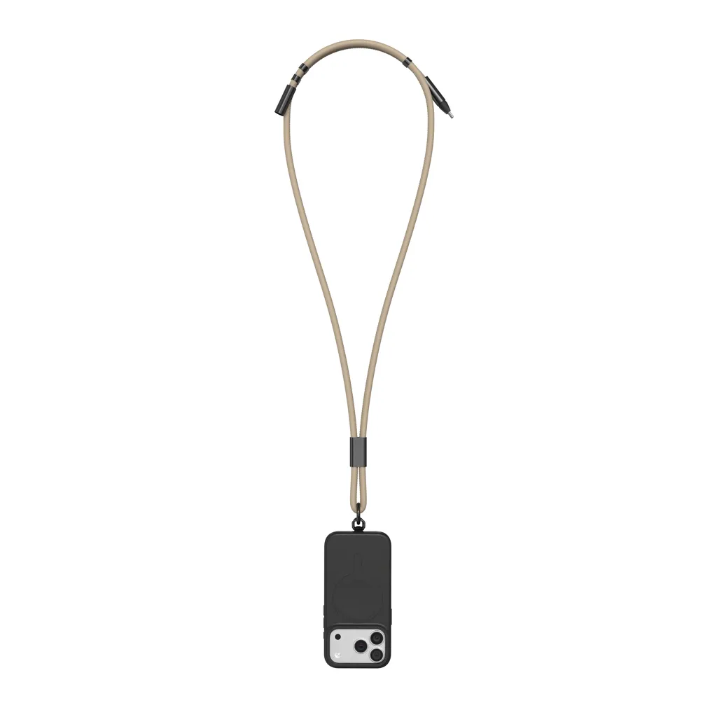 VINGA Baltimore RCS Ladekabel/Lanyard, greige – Bild 2