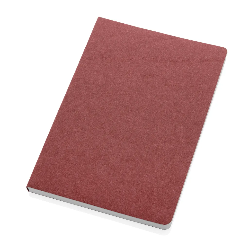Salton Luxus Kraftpapier Notizbuch A5, kirschrot – Bild 2