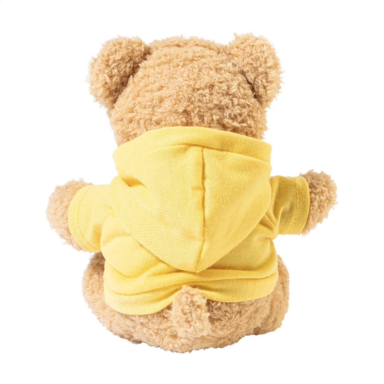 Plüsch-Teddybär Hobear mit Hoodie, gelb – Bild 3