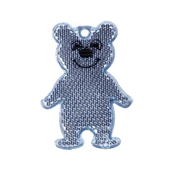 Fußgängerreflektor Bär, blau – Bild 2