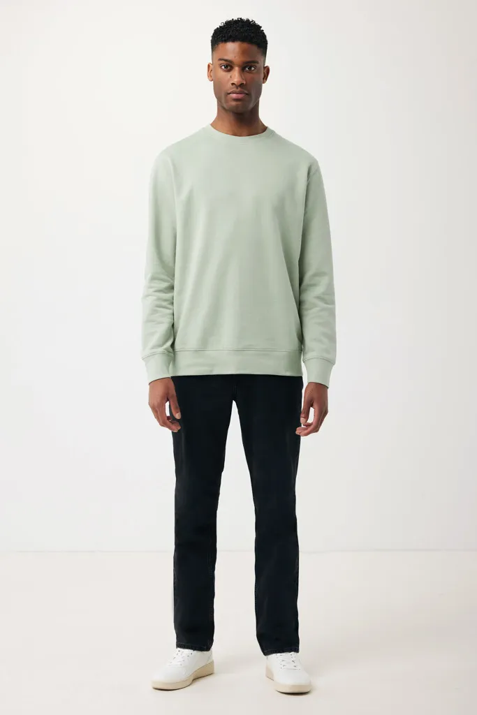 IQONIQ Etosha Lightweight Sweater aus recycelter Baumwolle, Iceberg green – Bild 8