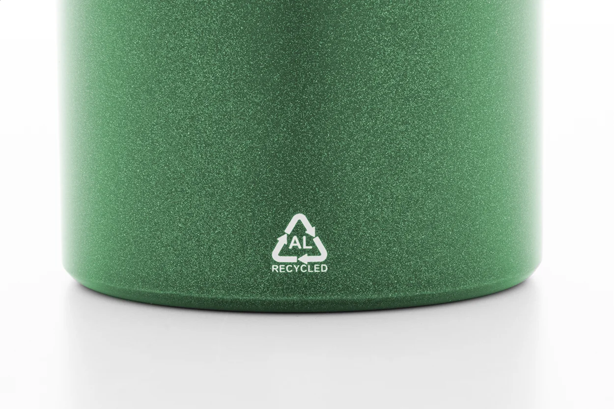 Flasche Ralusip Plus aus recyceltem Aluminium, grün – Bild 5