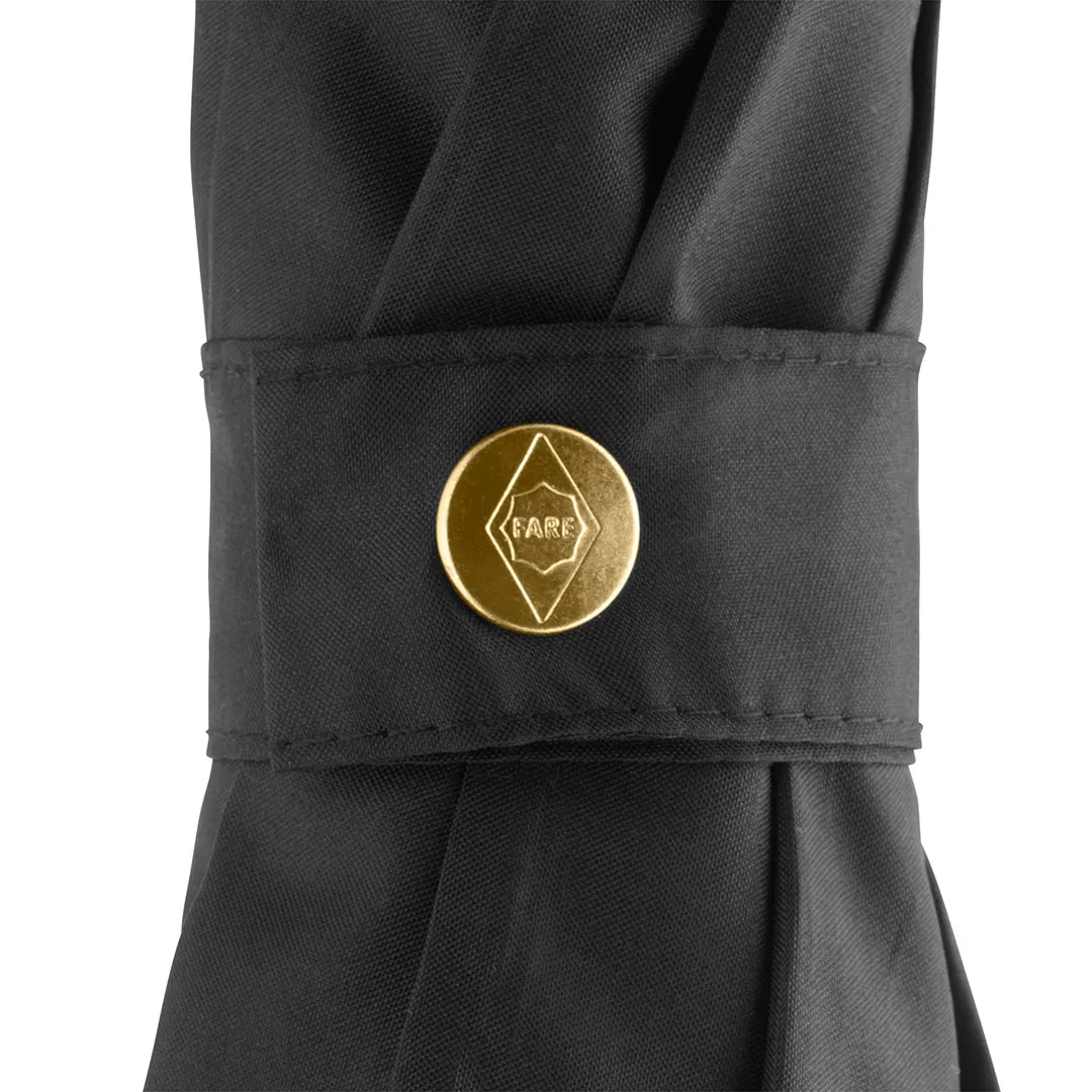 AC-Alu-Gästeschirm FARE® Precious, schwarz/gold – Bild 9