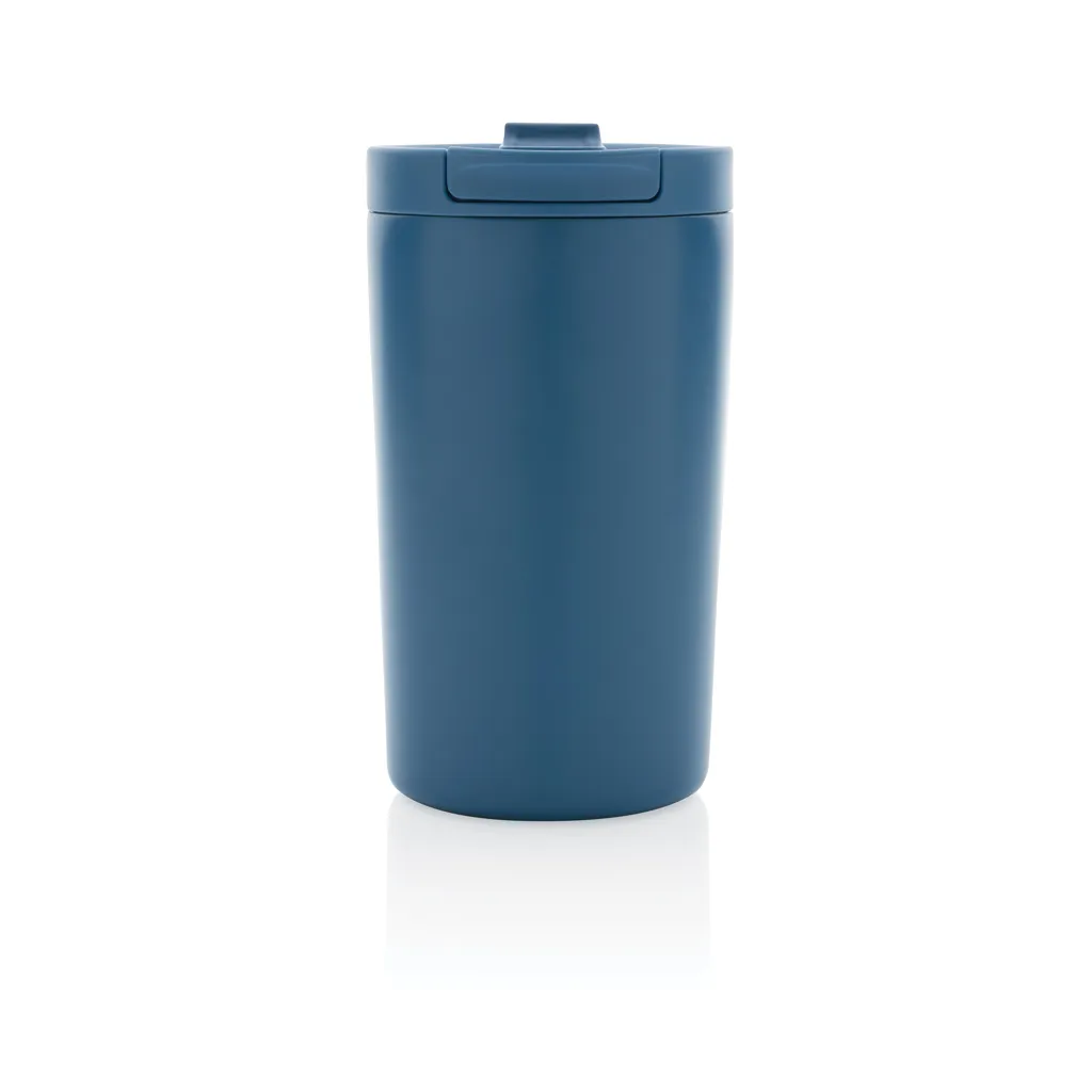 Doppelwandiger Vakuum-Becher aus RCS recyceltem SS, blau – Bild 2