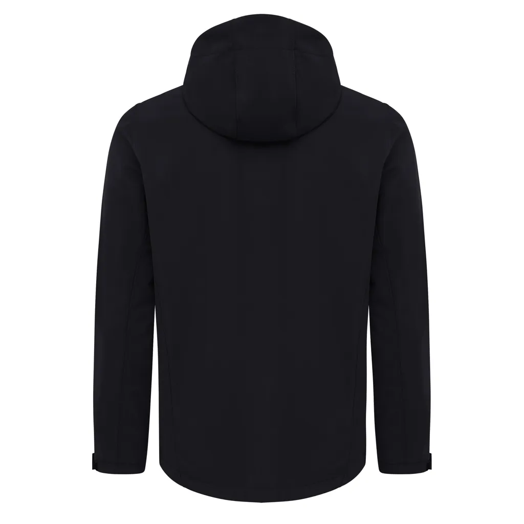IQONIQ Makalu Herren Softshelljacke aus recyceltem Polyester, schwarz – Bild 2