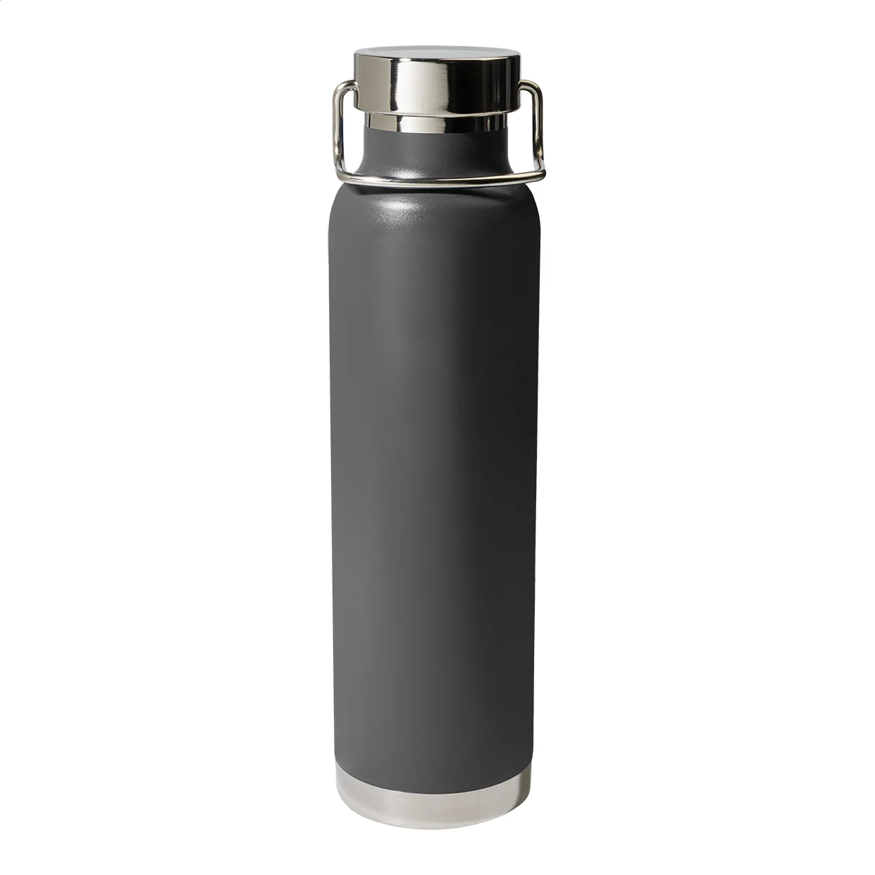 Kupferisolierte Thermoflasche Cuppar, grau – Bild 4