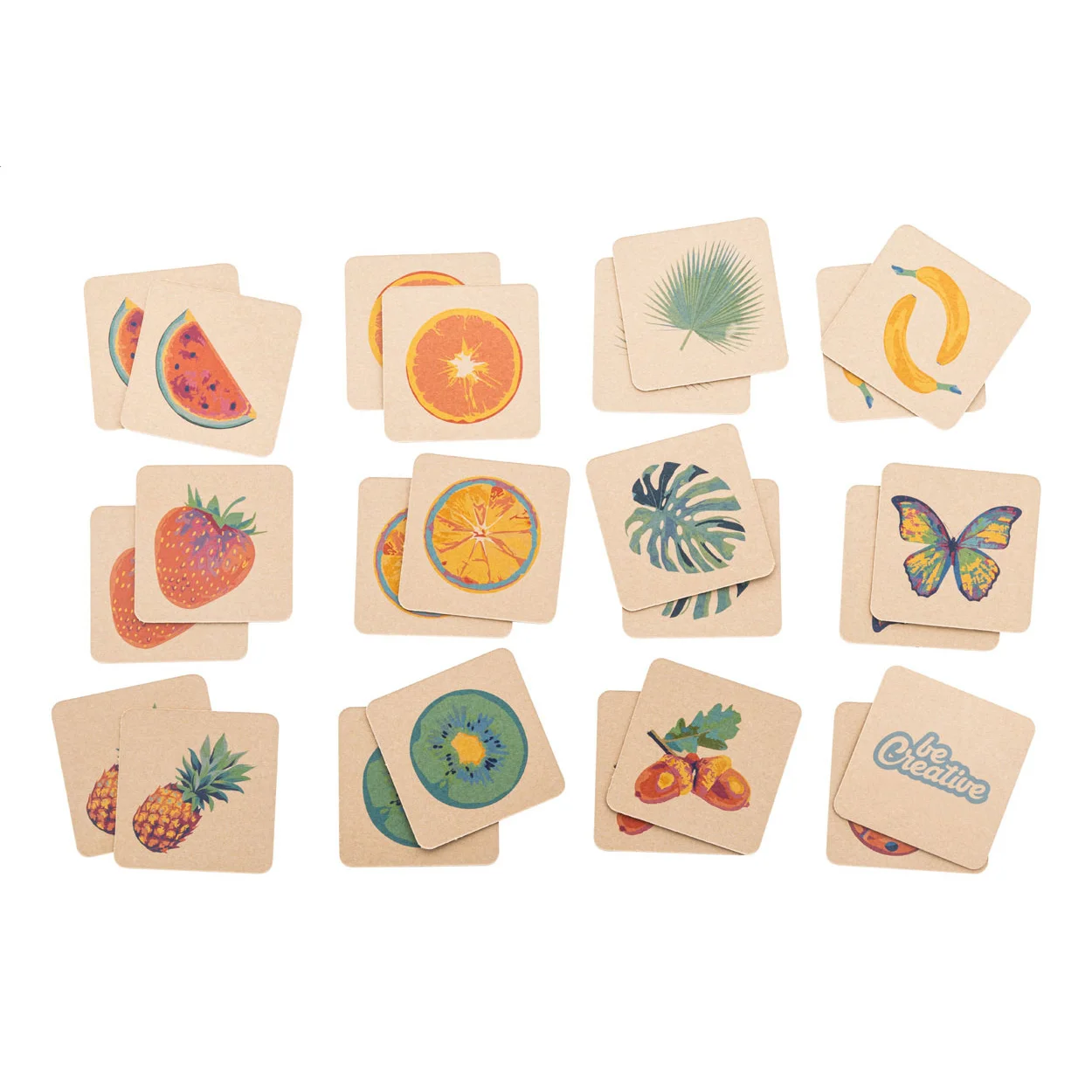 Individuelles Memory-Spiel Minimor Eco Creative, natur – Bild 2