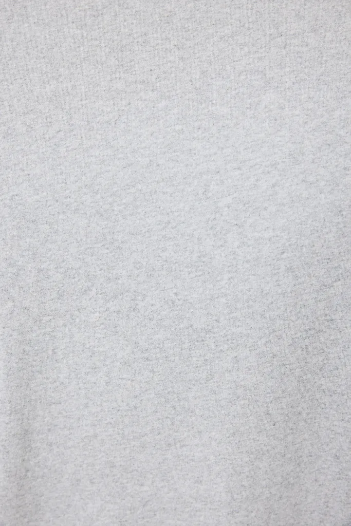 IQONIQ Manuel ungefärbtes T-Shirt aus recycelter Baumwolle, heather grey – Bild 3