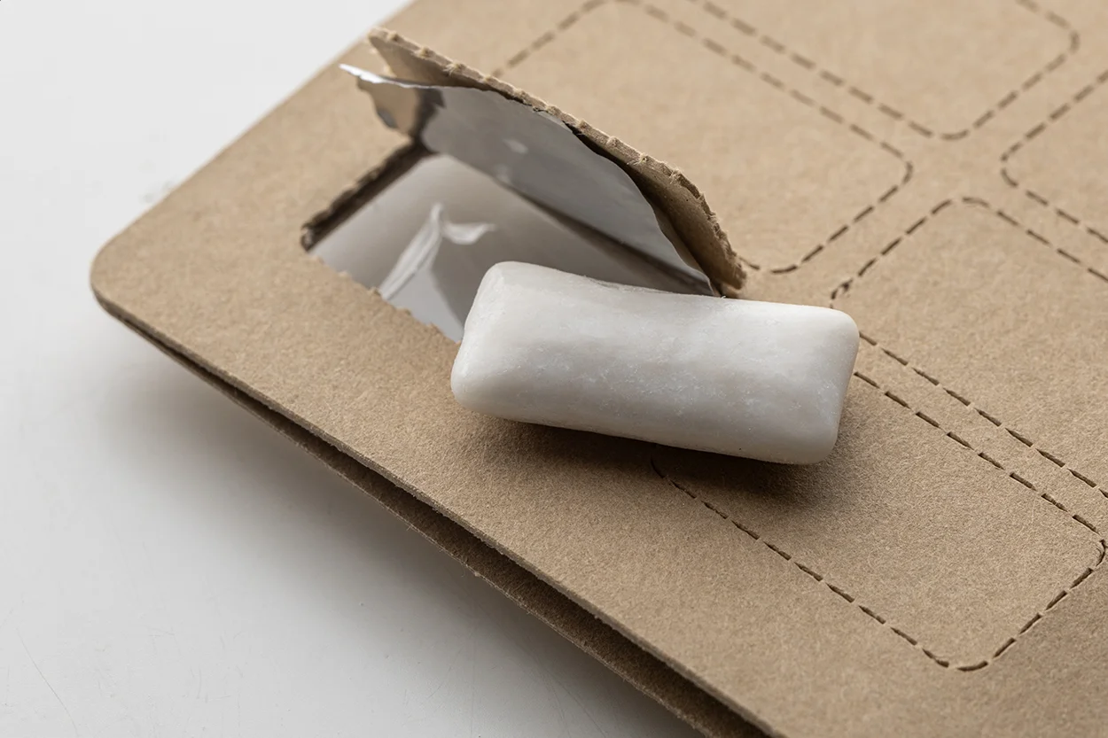 Kaugummi CreaChew Deluxe Eco in individueller Verpackung, natur – Bild 5