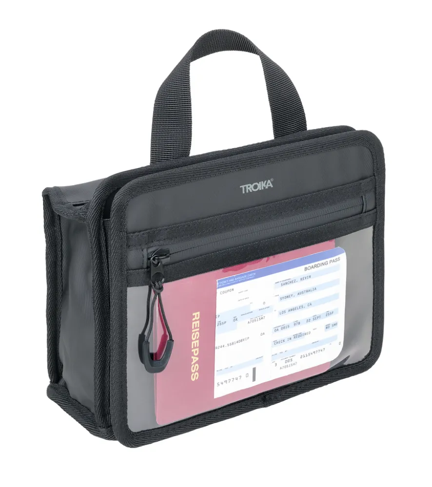 Trolley Organizer TROIKA BLACK ON TOP, schwarz – Bild 6