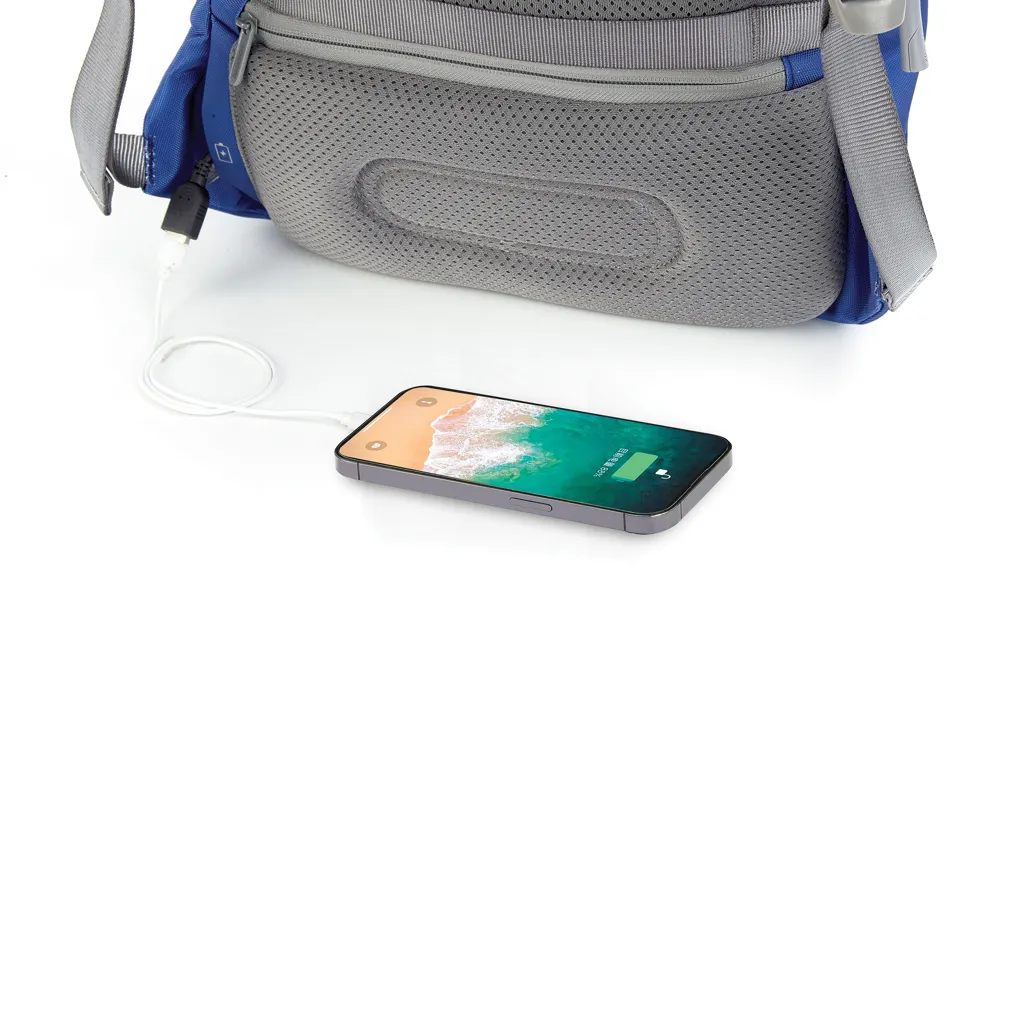 Bobby Soft, Anti-Diebstahl-Rucksack, Königsblau – Bild 10