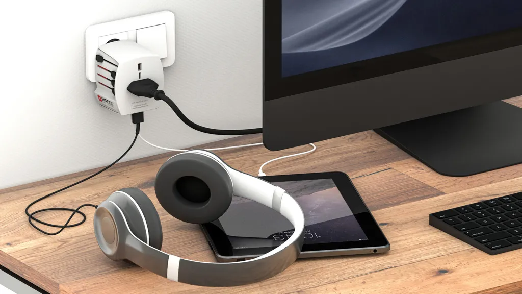 SKROSS MUV USB ( 1 USB-C 1 USB-A), weiß – Bild 5