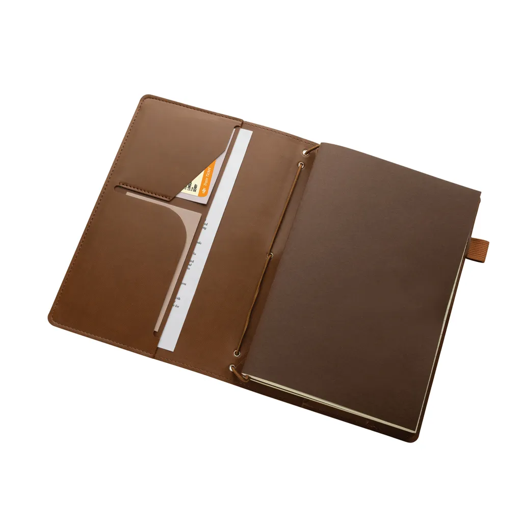 Daily Notes Binder 3-in-1 PU-Notizbuch zum Nachfüllen, braun – Bild 4