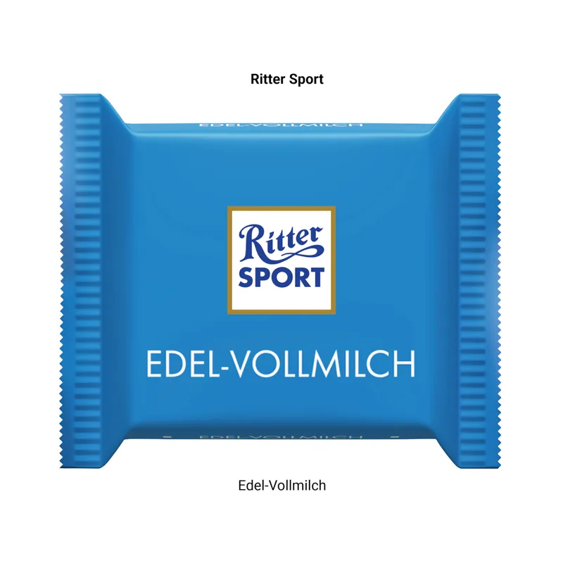 Express Schokolade, Ritter SPORT mini Edelvollmilch – Bild 2