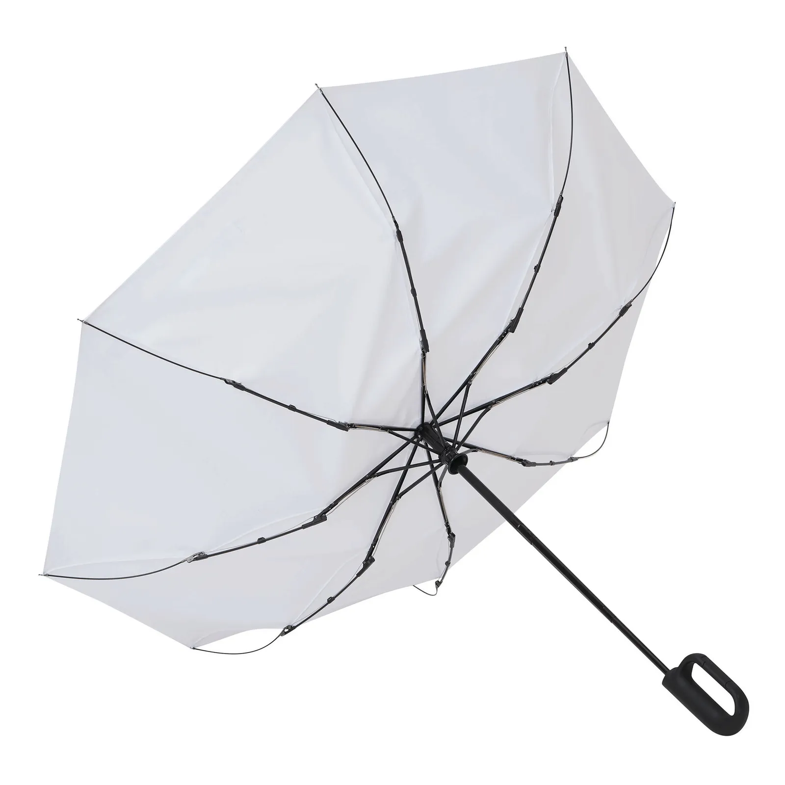 SCIROCCO - Vollautomatischer Windproof-Taschenschirm, weiß – Bild 7