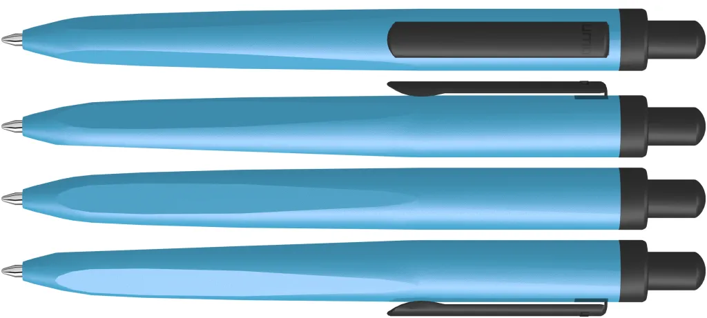 TRION Druckkugelschreiber hellblau, hellblau – Bild 2