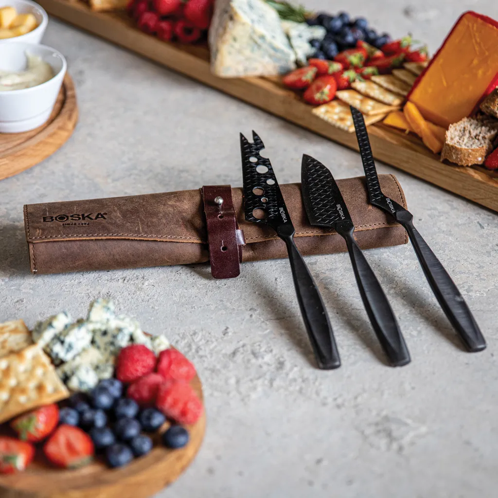 BOSKA Käsemesserset Monaco+ Black, schwarz – Bild 8