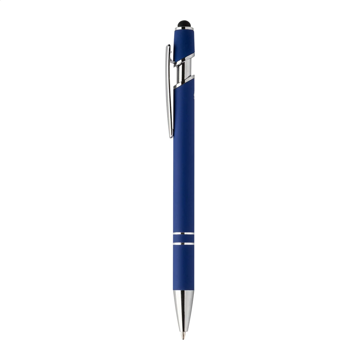 Touchpen-Kugelschreiber Tonnel Soft, dunkelblau – Bild 7
