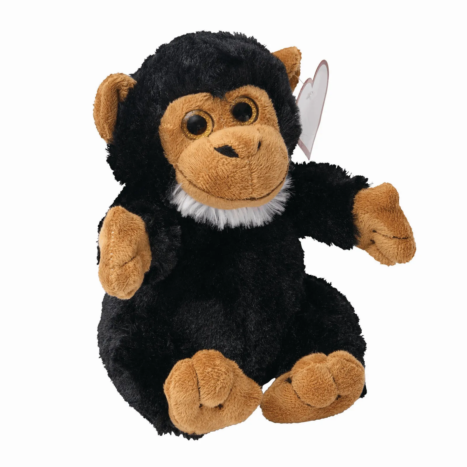 JERRIE - Plüsch-Affe schwarz, schwarz