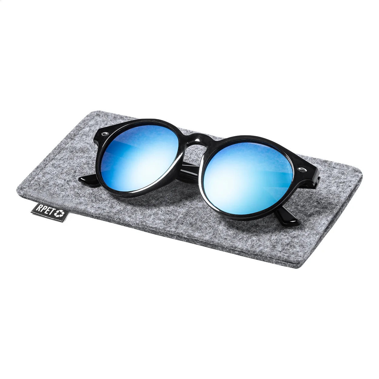 RPET Sonnenbrillenetui Glaffel, grau – Bild 3