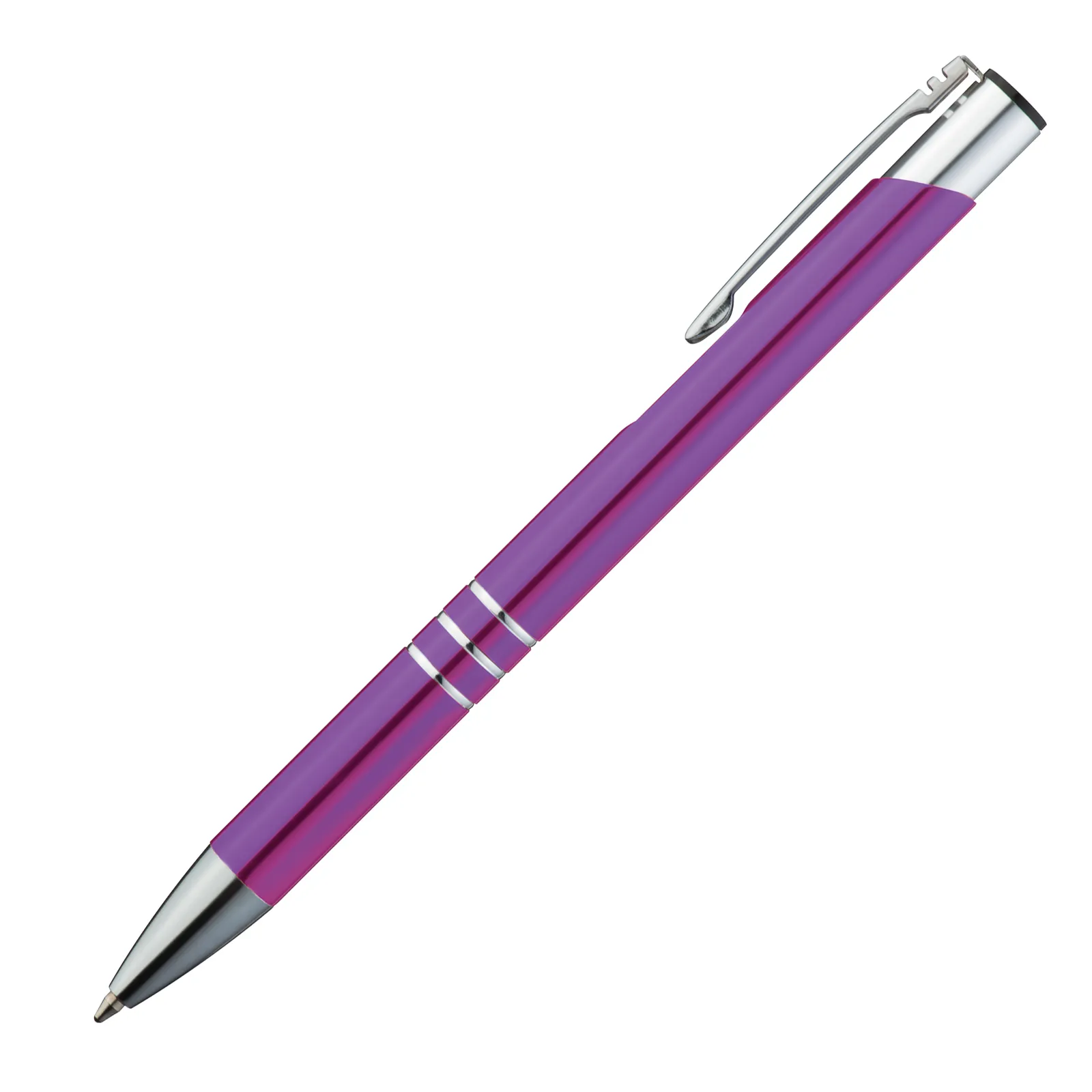 Metall Kugelschreiber Ascot, violett – Bild 2