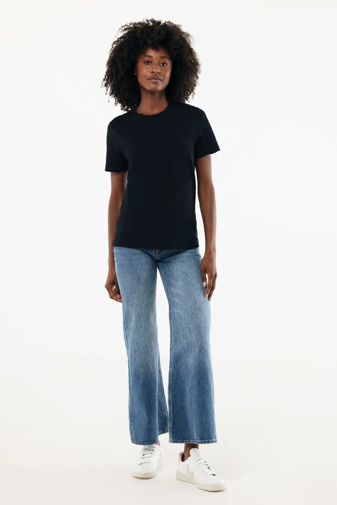 IQONIQ Brett T-Shirt aus recycelter Baumwolle, schwarz – Bild 5