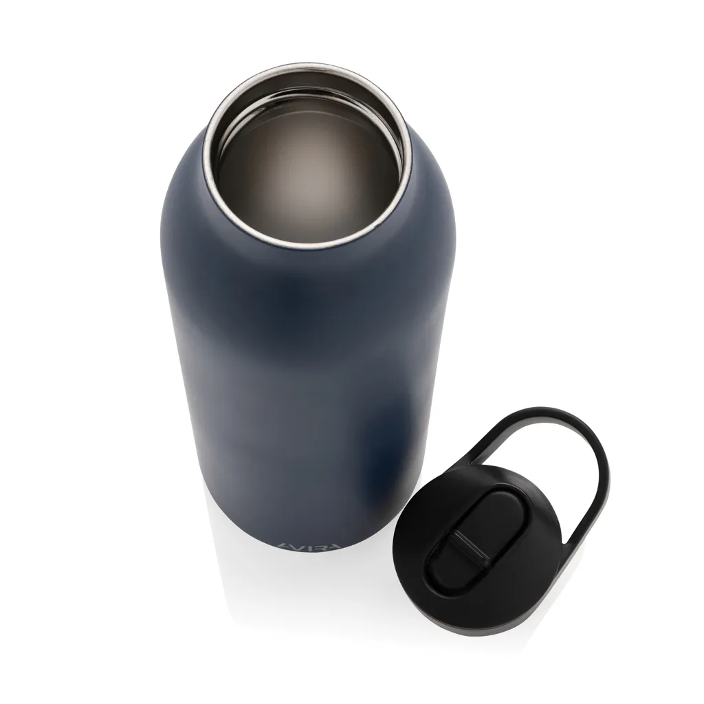 Avira Ara RCS Re-Steel Fliptop Wasserflasche 500ml, navy blau – Bild 6