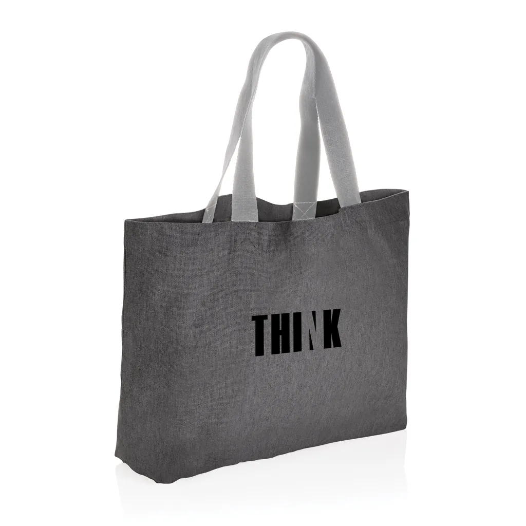 Impact Aware™ 240g/m² große Tasche aus rCanvas, ungefärbt, anthrazit – Bild 3