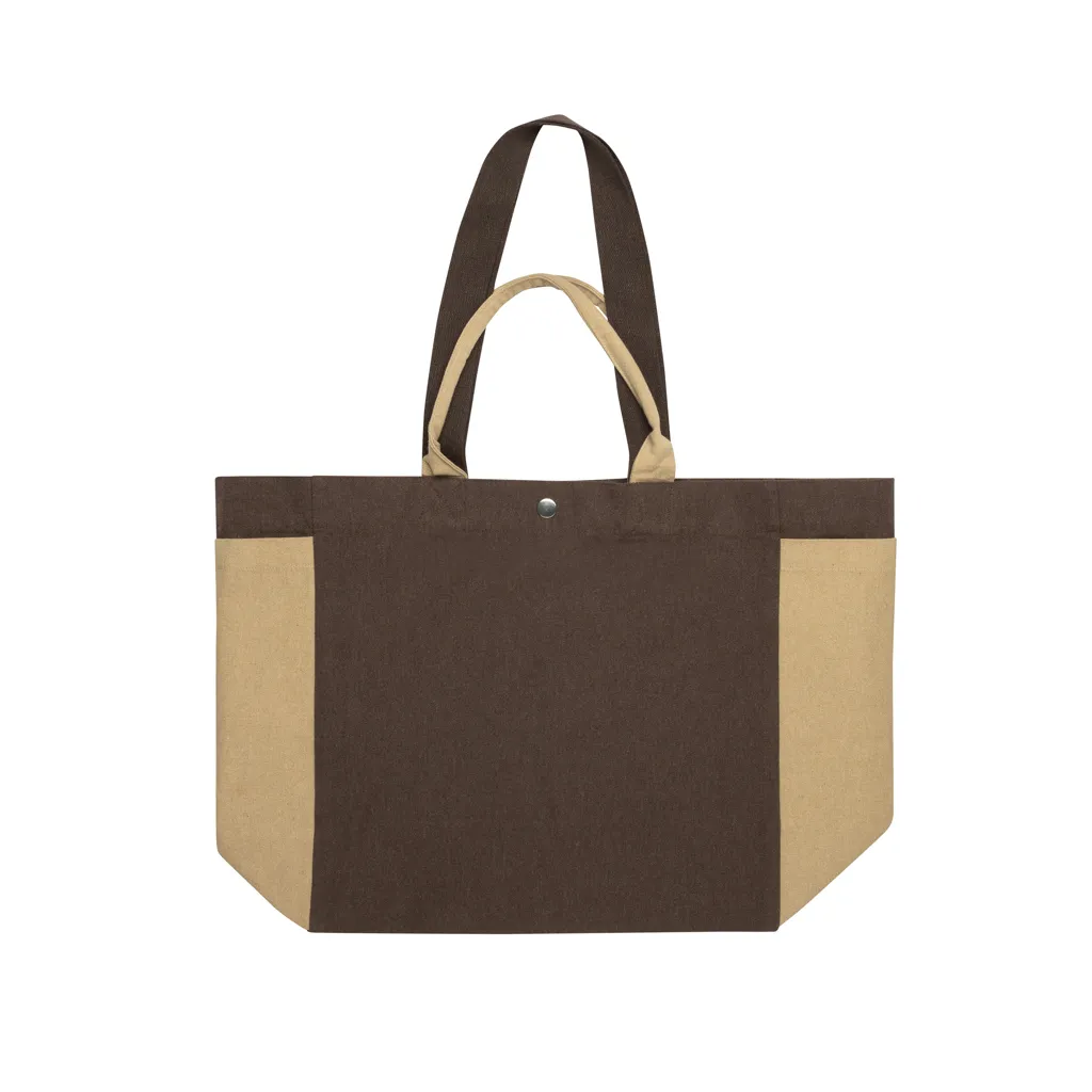 BEAU AWARE™ Allround-Shopper aus rec. Canvas 400gr/m², braun – Bild 2