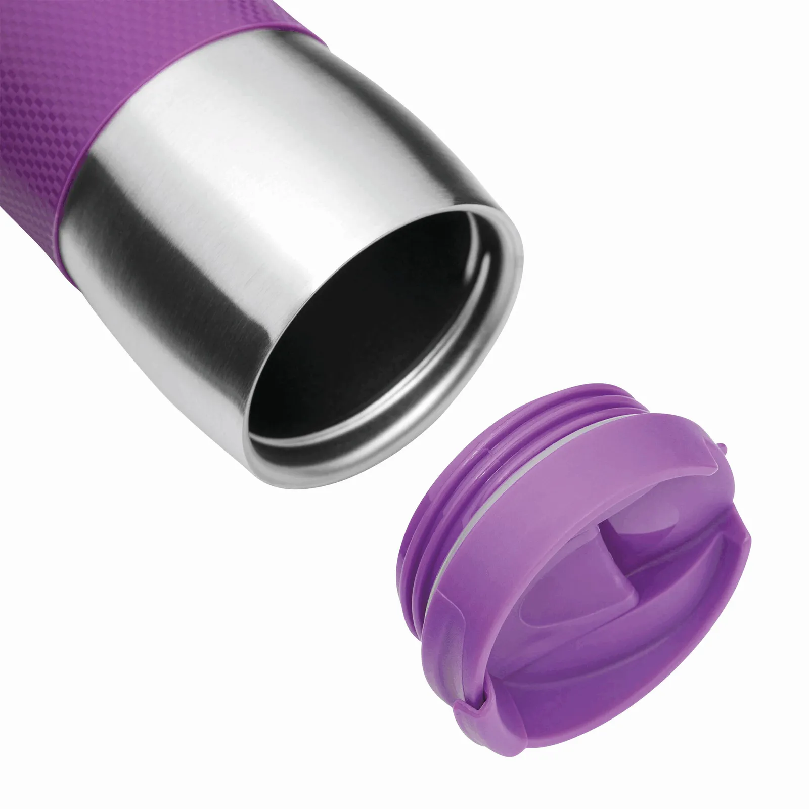 AU LAIT - Isolierbecher lila, silber, lila, silber – Bild 6