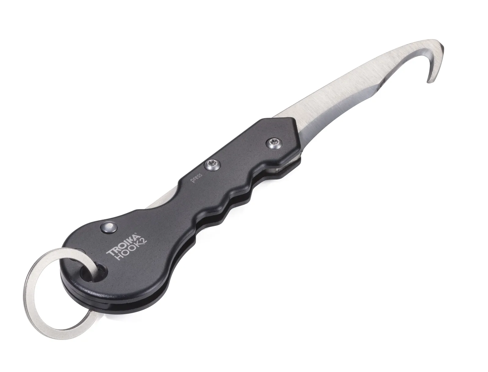 Paketmesser HOOK 2, schwarz/silberfarben – Bild 2