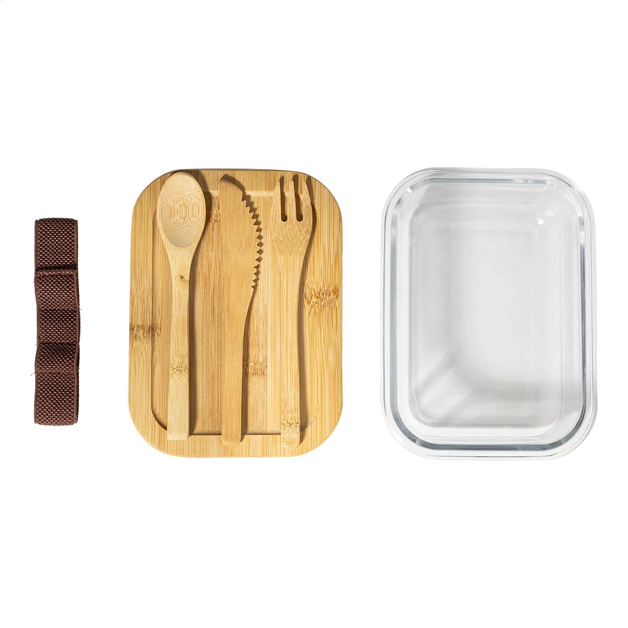 Glas-Lunchbox Cuttata, transparent, natur – Bild 5