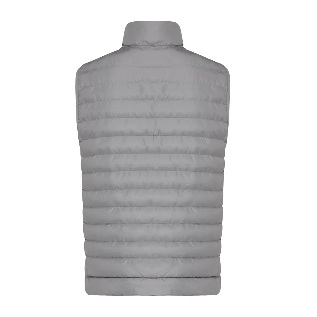 IQONIQ Meru Herren Bodywarmer aus recyceltem Polyester, Silbergrau – Bild 2
