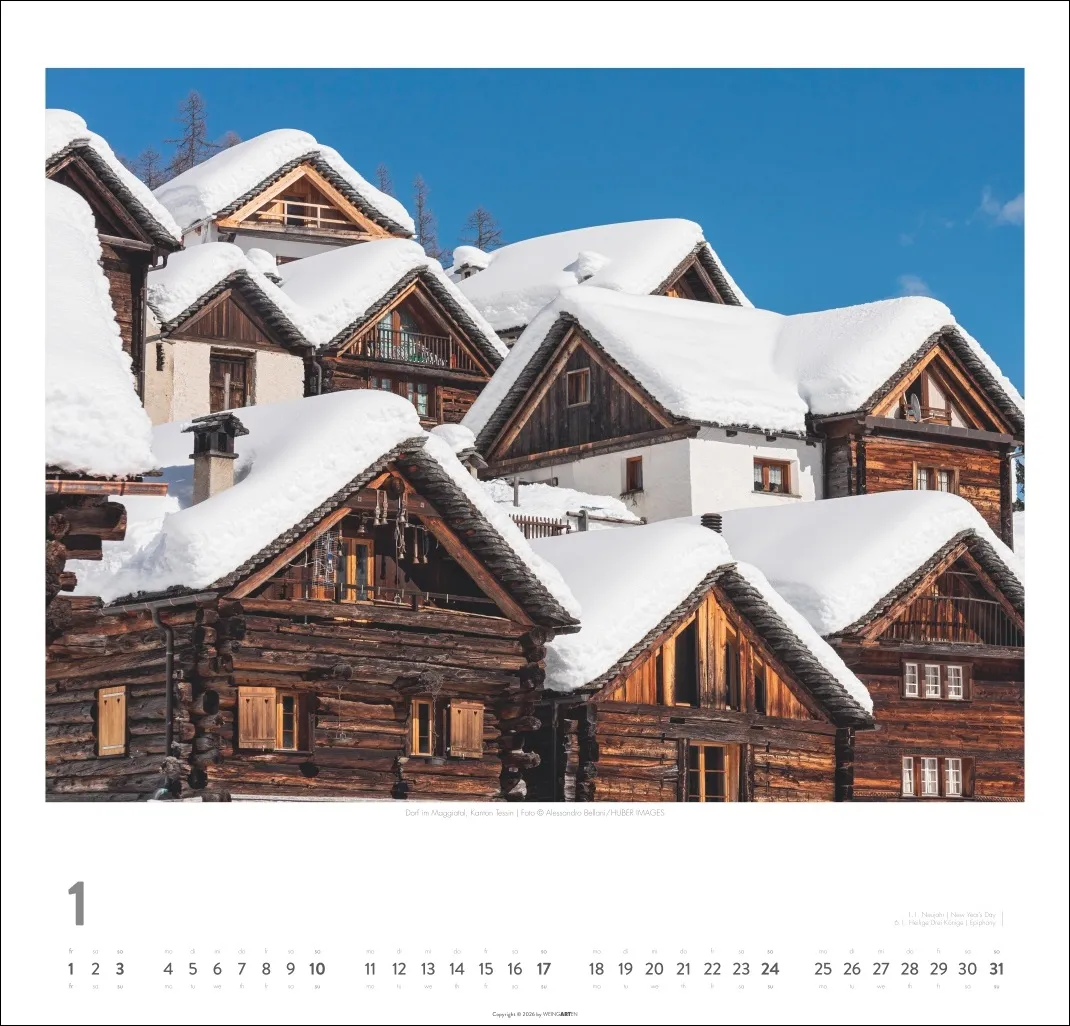 Schweiz Wandkalender 2027 – Bild 2