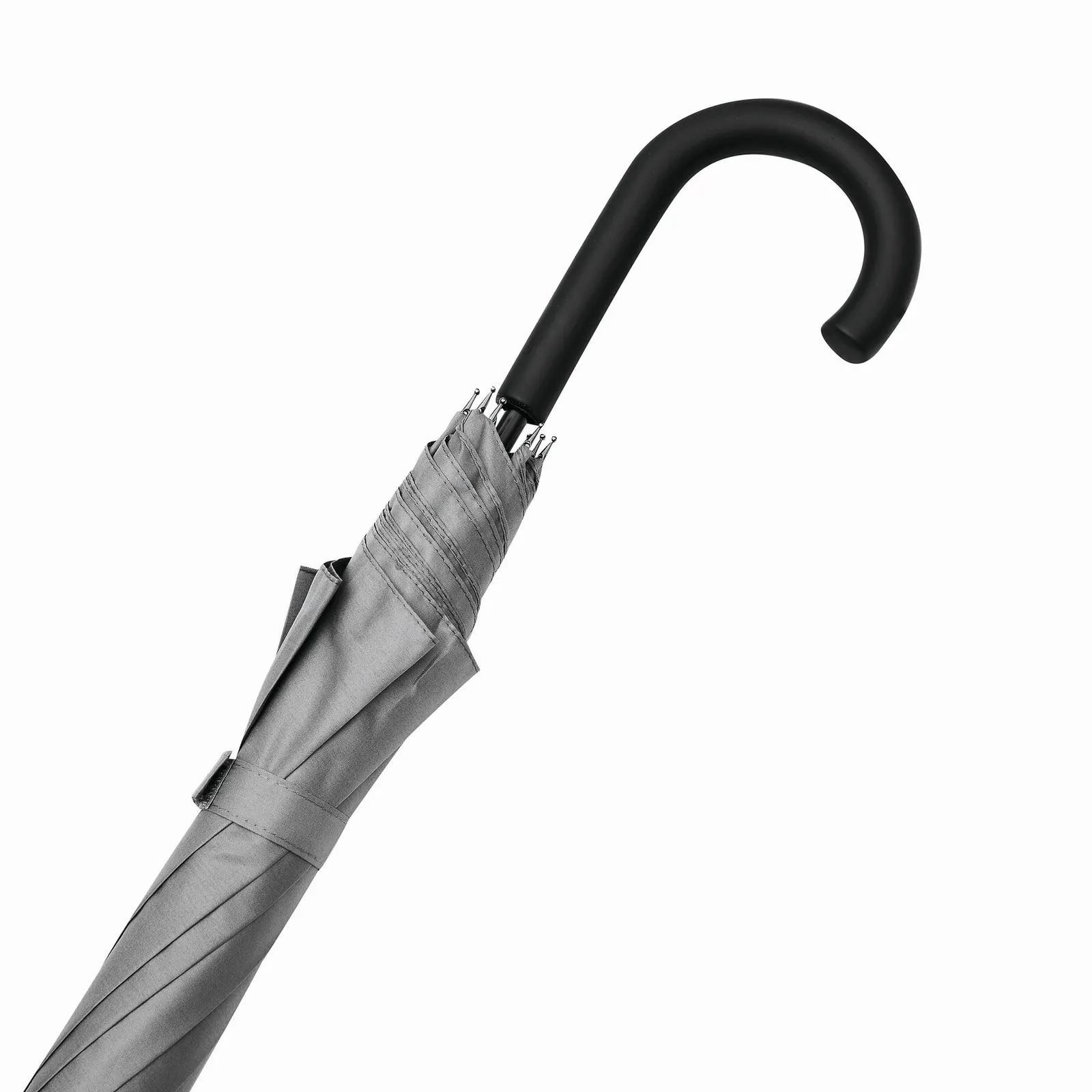WIND Umbrella, Windproof-Stockschirm, hellgrau – Bild 6