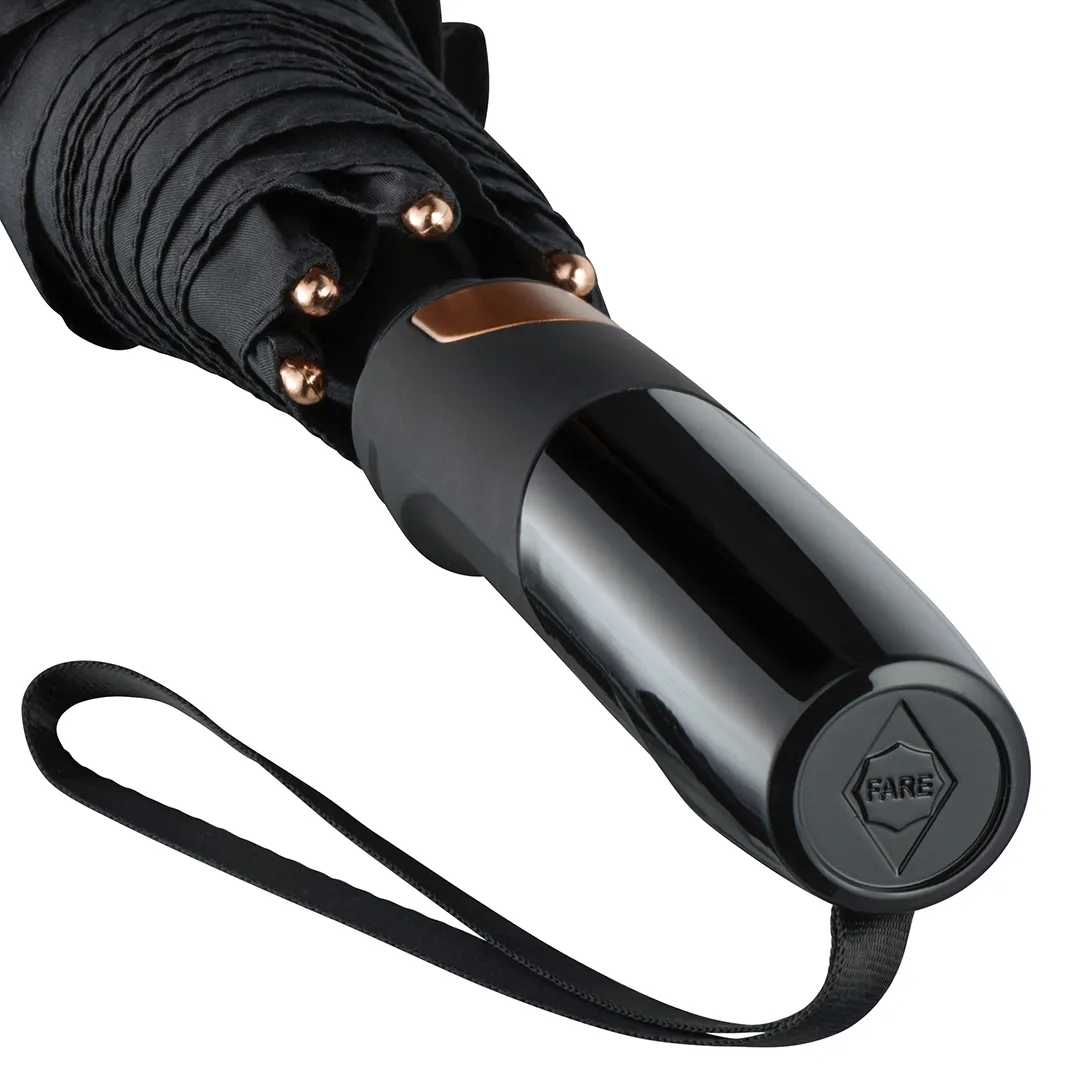 AC-Alu-Gästeschirm FARE® Precious, schwarz/kupfer – Bild 7