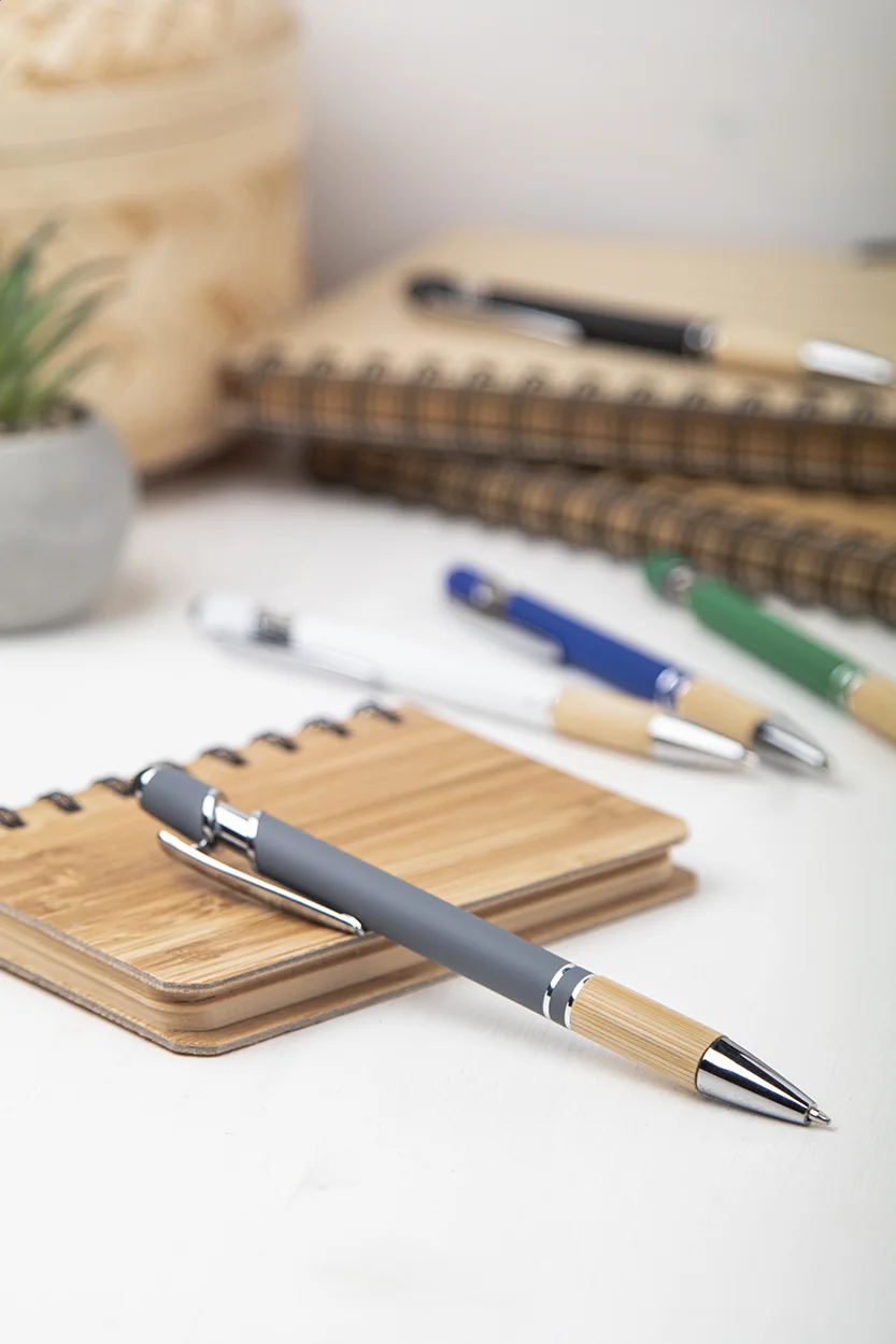 Touchpen Bonnel mit Kugelschreiber, grau – Bild 3