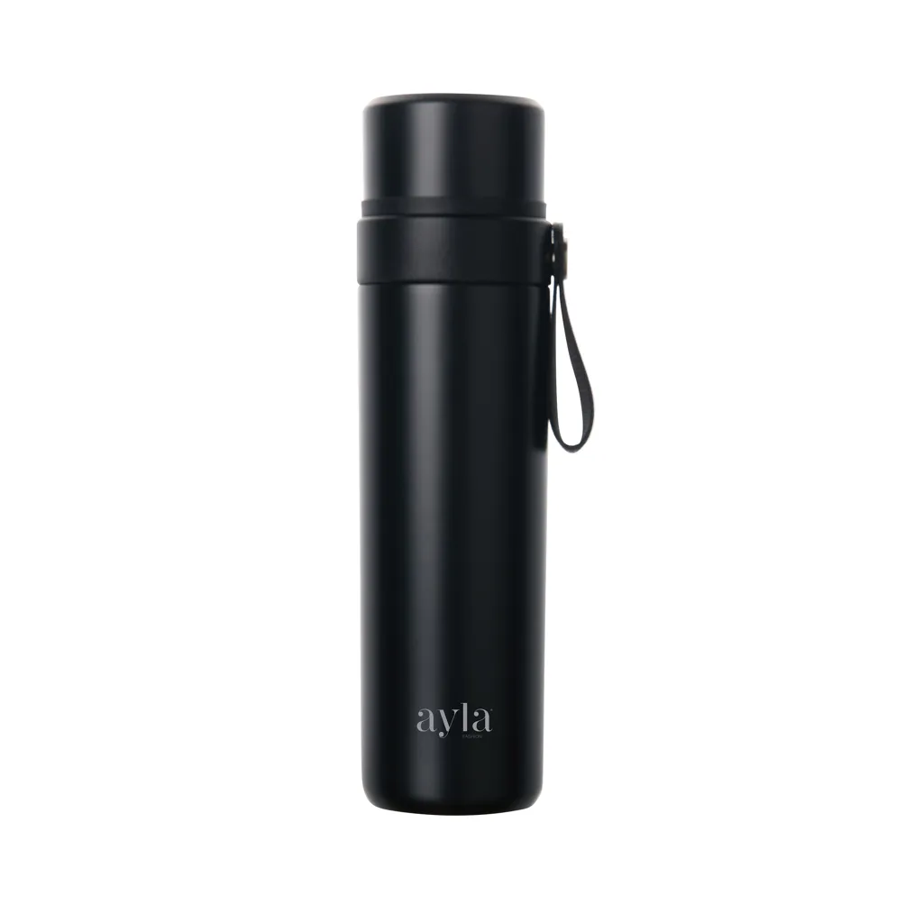 VINGA Tono RCS Thermoskanne mit zwei Bechern, 750ml, schwarz – Bild 7