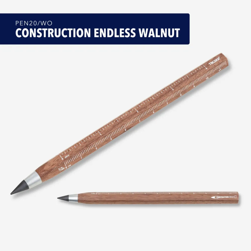 Multitasking-Bleistift CONSTRUCTION ENDLESS WALNUT braun, braun – Bild 5
