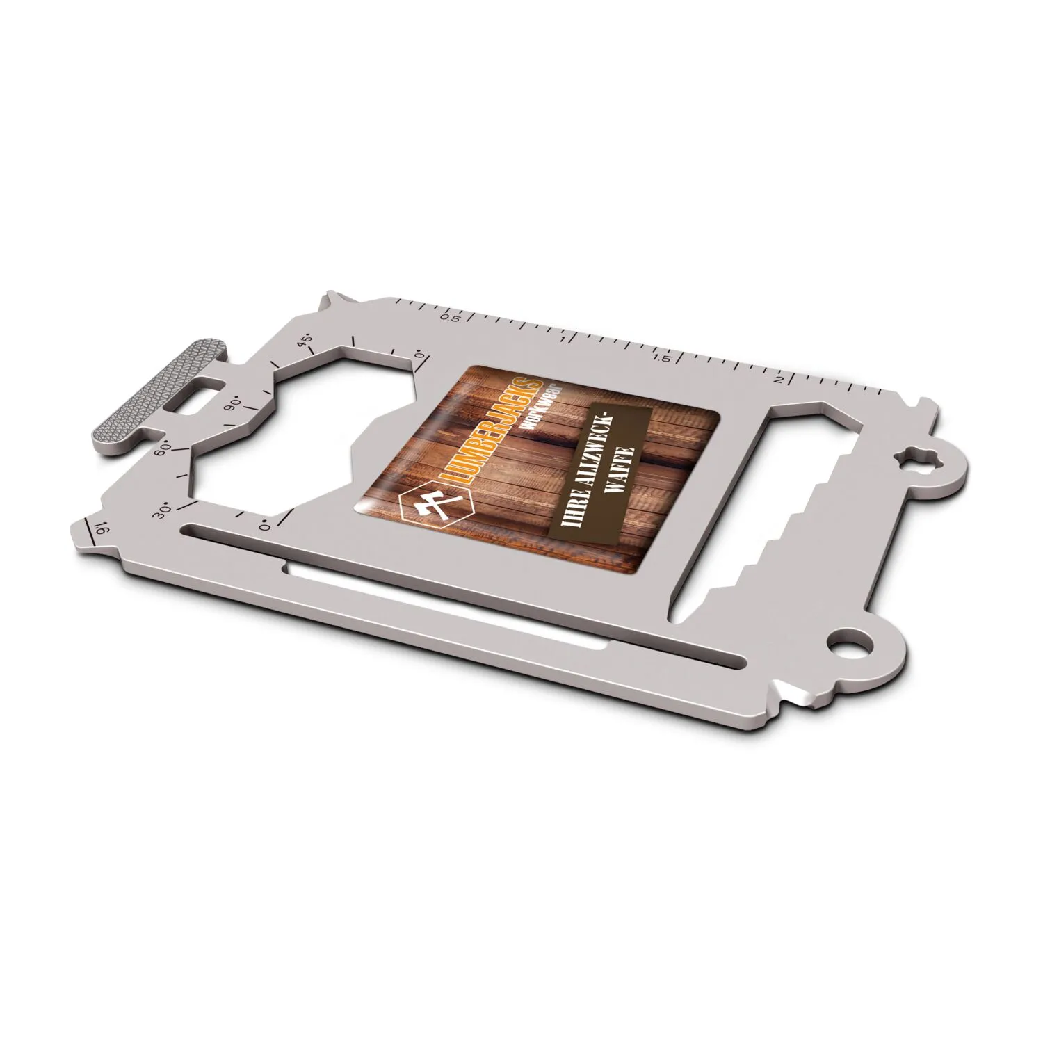 ROMINOX® Card Tool // Travel Tag - 30 Funktionen, silber – Bild 11