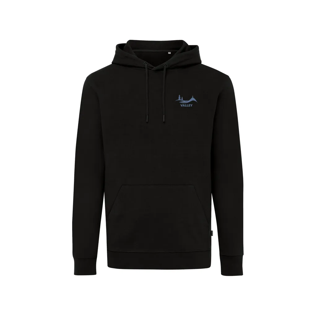 IQONIQ Jasper Hoodie aus recycelter Baumwolle, schwarz – Bild 3